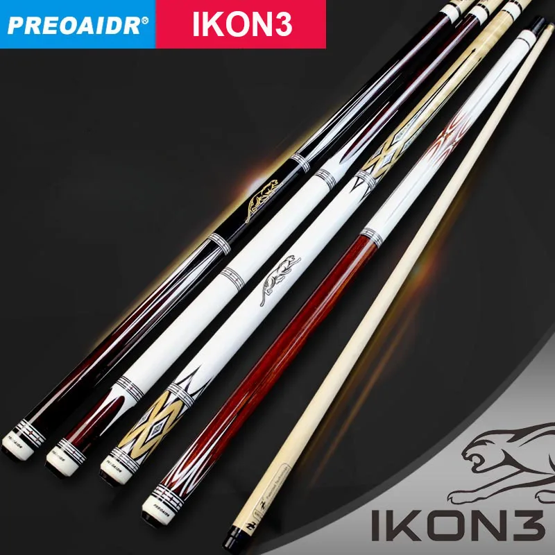 Новинка 2019 китайский PREOAIDR IKON3 1/2 пул Cue Stick 13 мм 11 5 10 с наконечником чехол для кия