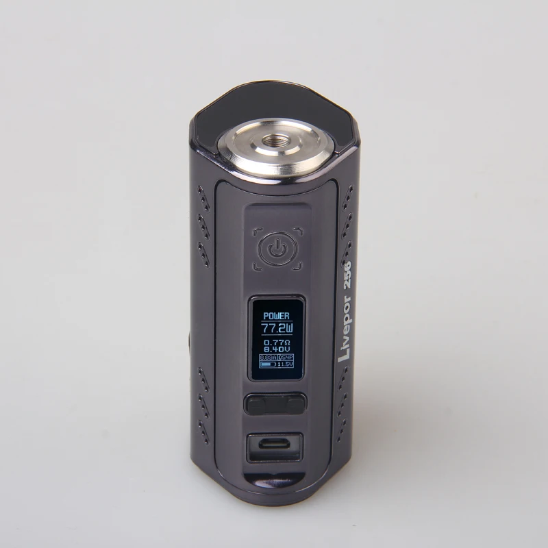 Оригинальный yosta Livepor 256 коробка мод Вт устройство VW MECH TC-Ni TC-Ti TC-SS режим PTC 18650 Vape