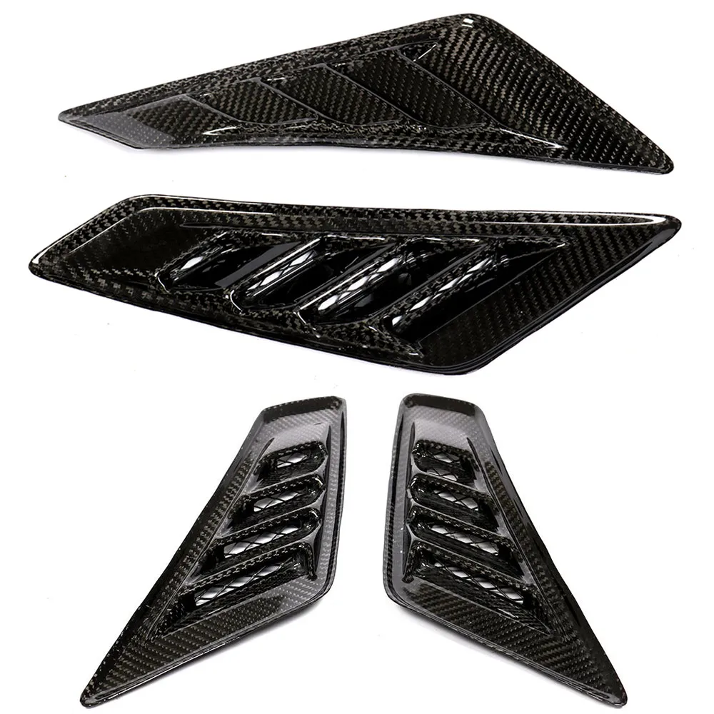 

Car Side Fender Air Vent Trims Covers for Honda Civic Type R Hatchback 4-Door 2015 2016 Car Side Fender Vent Trims Dry Carbon