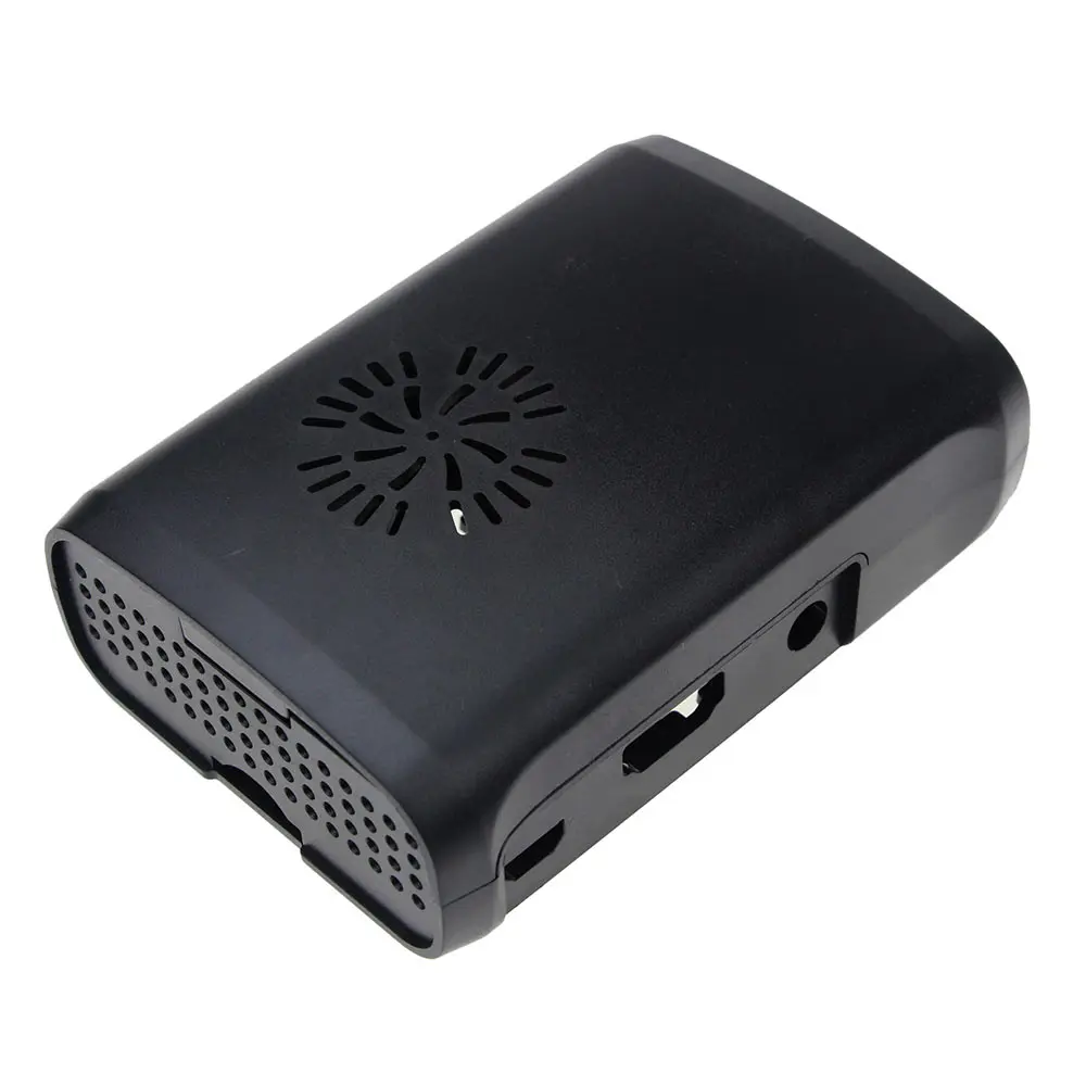 Для Raspberry Pi чехол Fundas защитный чехол ABS оболочка Крышка с мини охлаждающим вентилятором теплоотвод для Raspberry Pi 2 Модель B Plus