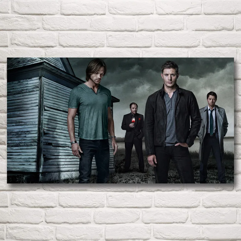 Foocome Supernatural Devil Ghost ТВ сериал художественные шелковые постеры и принты украшения
