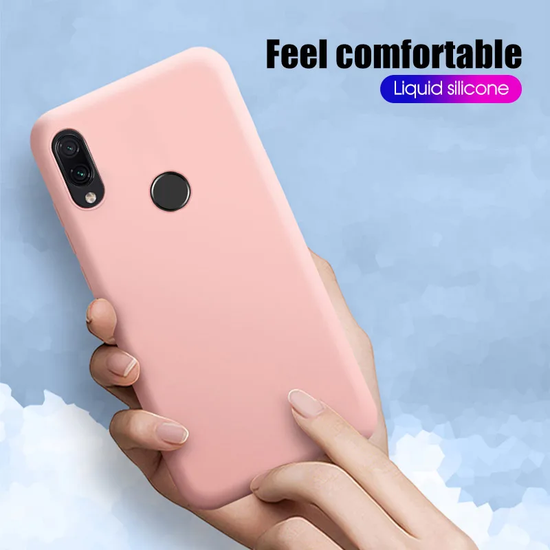 Жидкий силиконовый чехол для Xiao mi Red mi 7 Note 7 6 K20 Pro, мягкий чехол для Xiaomi mi 9 mi 8 Lite mi 9 SE 6X A2 Explorer