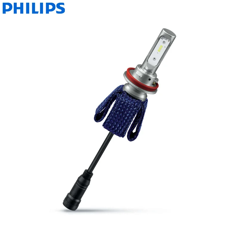 Philips Ultinon эфирный светодиодный противотуманный фонарь H8 H11 H16 12 В 11366UEX2 6000K Автомобильный светодиодный противотуманный фонарь Авто лампы ThermalCool(двойная упаковка