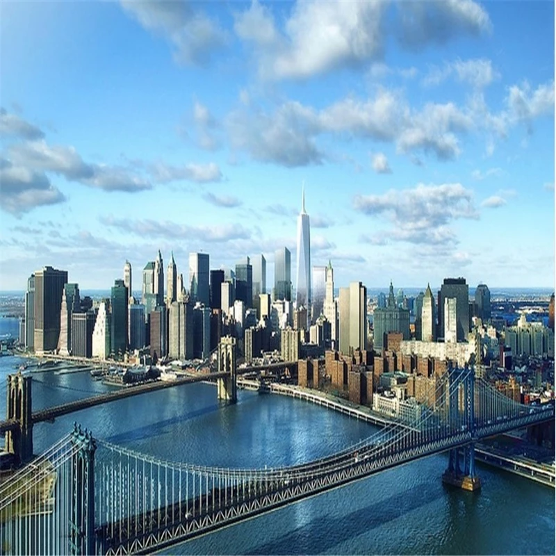 3d фотообои на заказ обои для стен Нью-Йорка | Обустройство дома