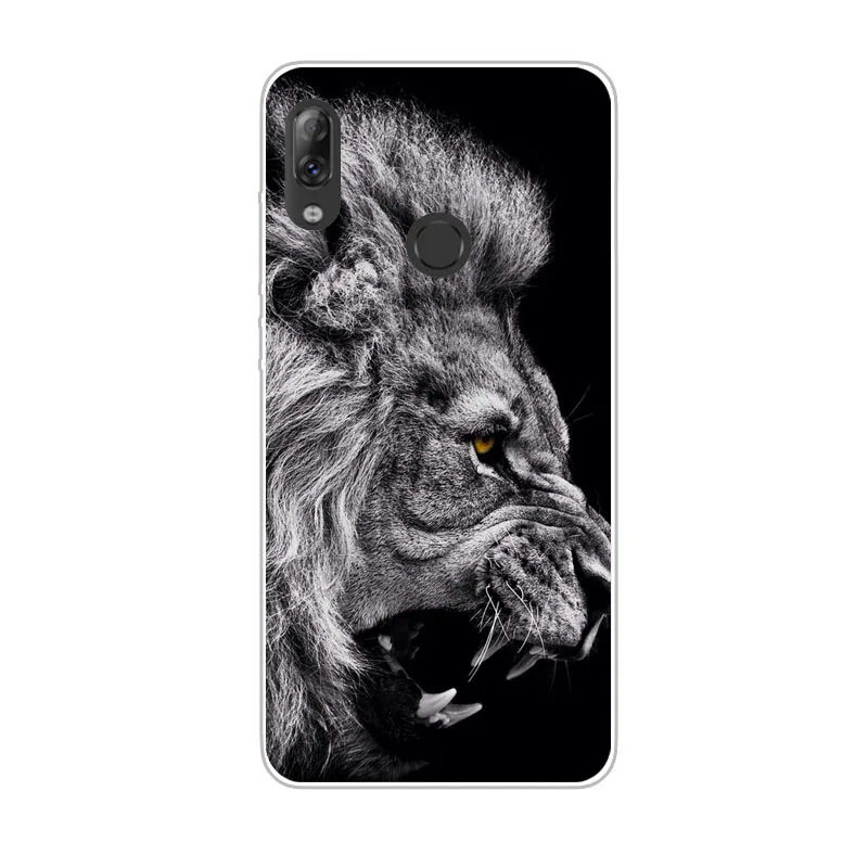 Lenovo K5 pro Case Silicon Tiger lion Painting Soft TPU Back Cover for K5pro Phone protect Bags shell |