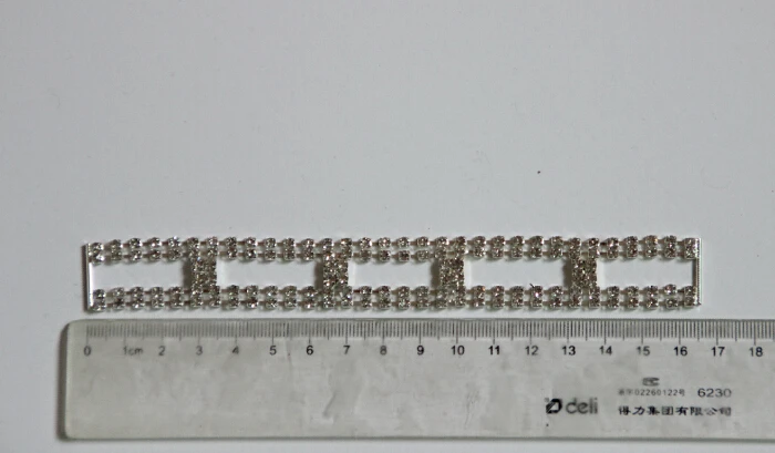 

Free Shipping Wholesale 6.5'' 20 pcs/lot Rhinestone Shoe Buckle Invitation Buckle Bag Buckle RCYM023