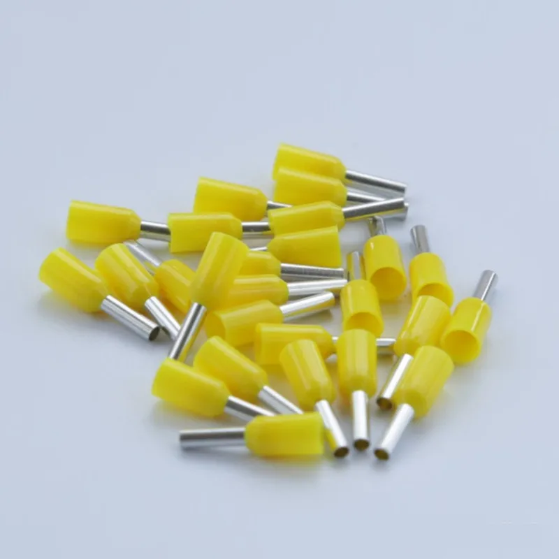 EVN1010 European Terminals Nylon Insulated Cord End Copper Nuts Pin Tubing Terminal connector 18AWG 1mm2 | Обустройство дома