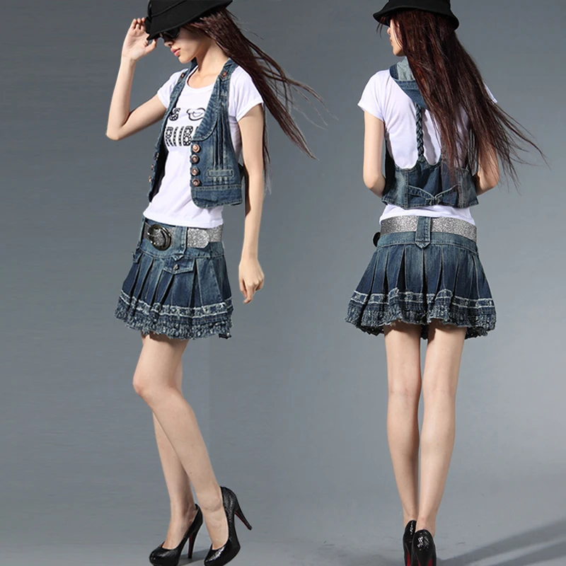 Женская мода сексапильная мини юбка в складку большого размера S M L XL XXL 3XL 16 89F|skirt