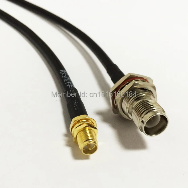 WIFI антенна удлинитель RP SMA женский переключатель TNC адаптер RG58 50 см 20 дюймов