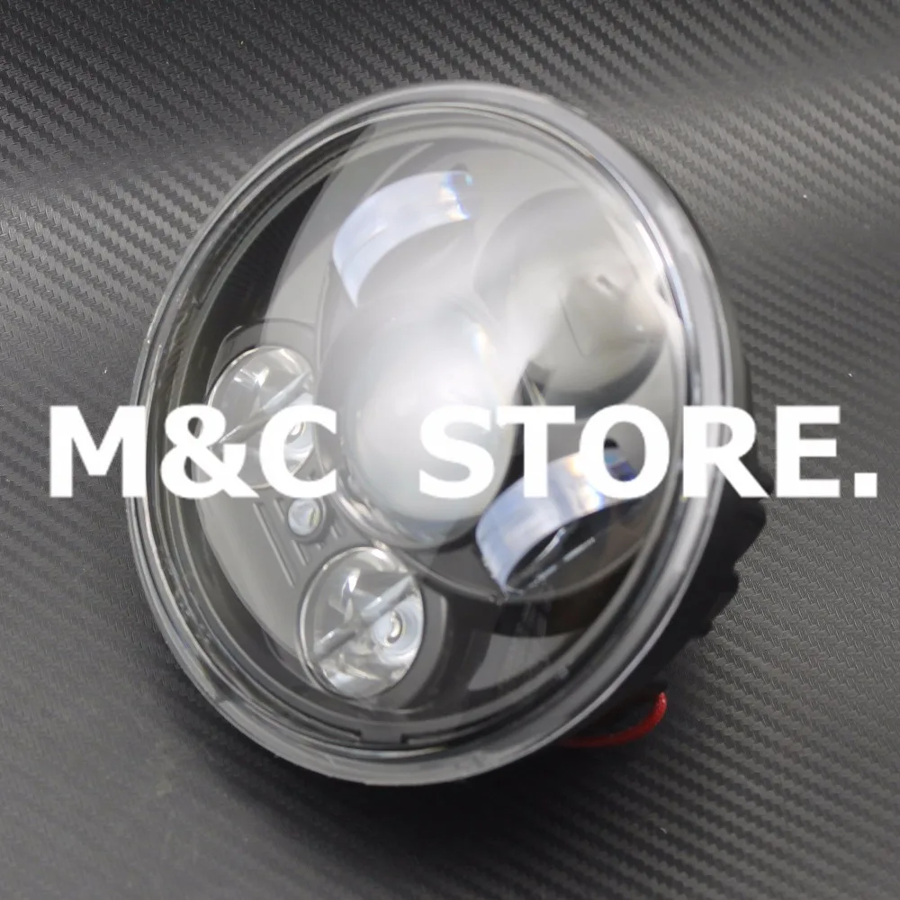 Мотоциклетные аксессуары фары 5 75 дюйма для мотоцикла светодиодсветодиодный 3/4