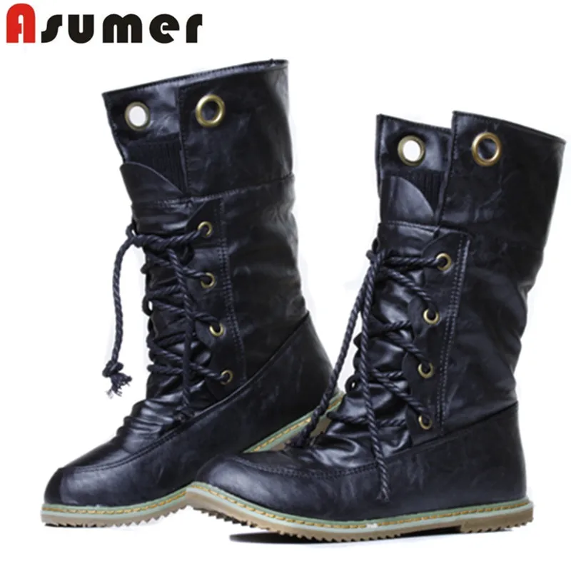 Женские ботильоны из ПУ кожи на плоской подошве|boots flats|ankle boots for womenfashion |
