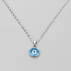 Счастливый глаз Турецкий Дурной глаз ожерелье подвеска из стекла синяя Модная бижутерия протектор для мужчин и женщин ручная работа