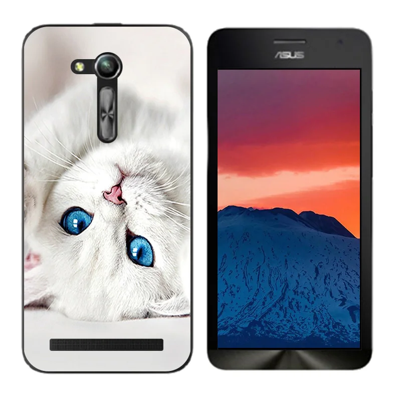 12 Чехол для Asus X014D чехол для Asus Zenfone GO ZB450KL ZB452KG 2nd Gen ASUS_X014D чехол с принтом "сделай сам" - Цвет: 12