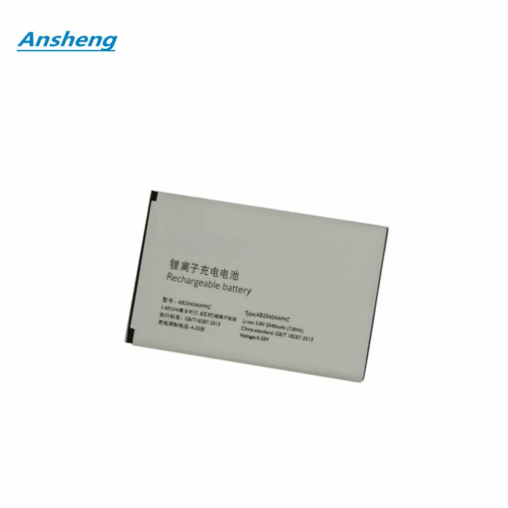 Ansheng высокое качество 2040mAh AB2040AWMC батарея для Philips Xenium S399 CTS399 мобильного