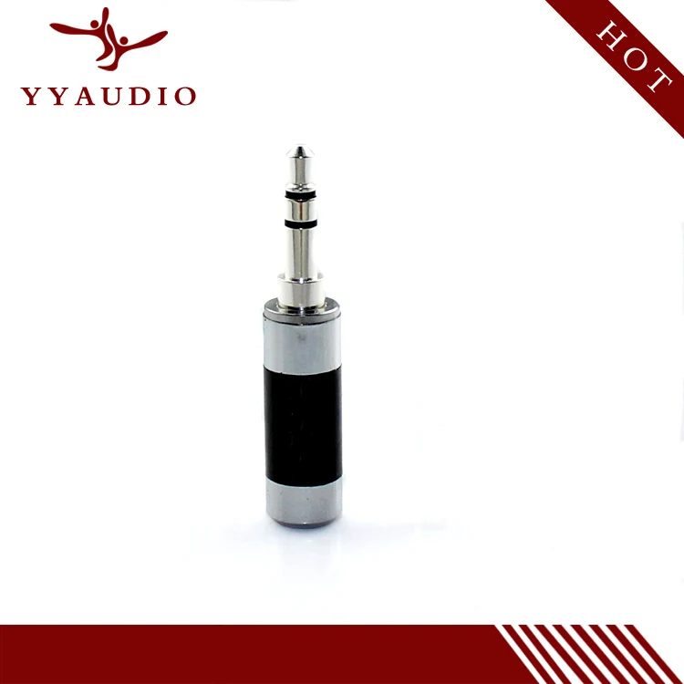 YYAUDIO Бесплатная доставка 5 шт./лот родиевое углеродное волокно 3 мм разъем для