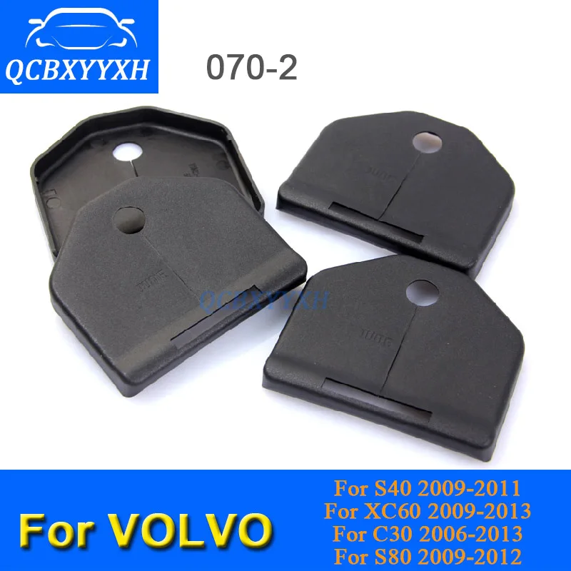 4PCSCar дверные замки Защитная крышка для Volvo S40 XC60 C30 S80 XC90 S90 V40 V60 S60 2012- автомобиля отделка дверного замка авто Крышка