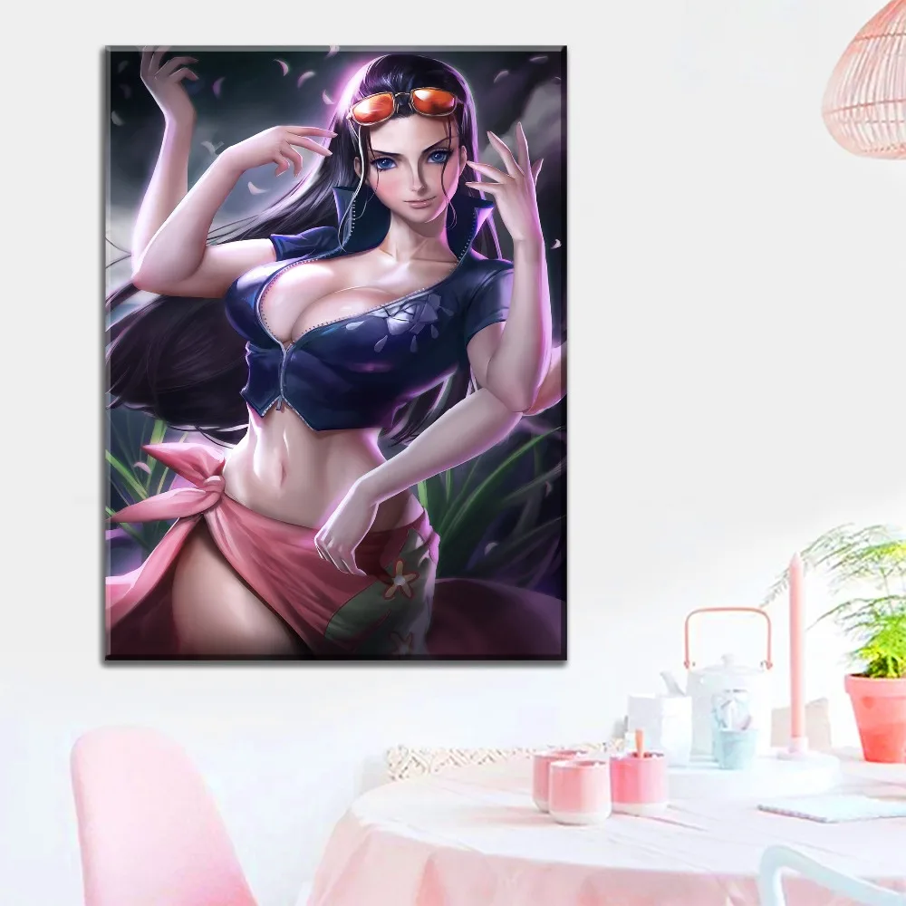 Холст печати плакатов Wall Art рамка 1 шт. Одна деталь анимационная живопись