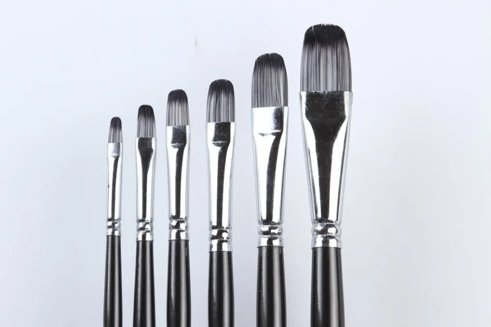 

218 Oil Painting Brushes Set oil artist paint brush set Synthetic Paintbrushes Art Bicolor Nylon Hair Acrylic paintbrushes set