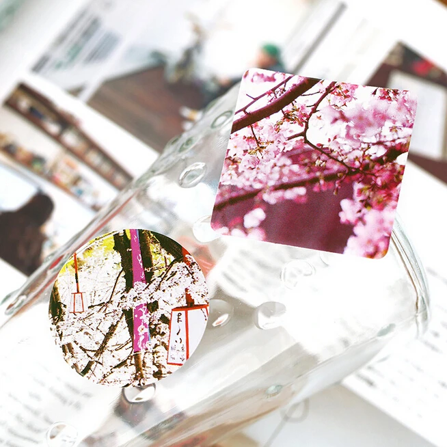 

25 pack/lot Japanese Style Flower design decoration stickers for school kids Stationery supplies(tt-4716)