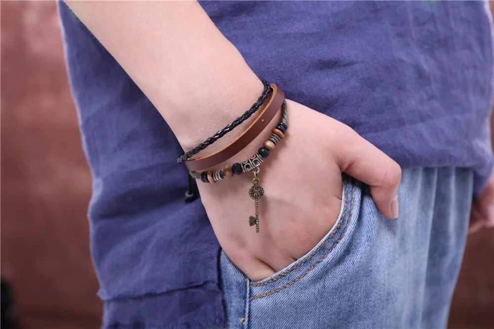 2017 снимков ювелирные изделия Регулируемая любовь ключ Браслеты и браслеты