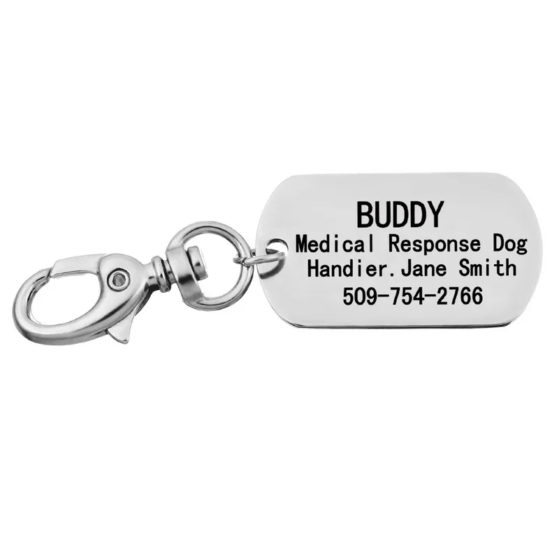 Лазерная Бесплатная гравировка двусторонняя этикетка для домашних животных