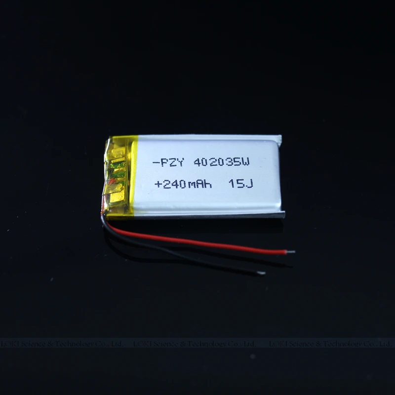 New Hot 402035 polymer lithium battery 3.7V Bluetooth headset 240mAH recorder MP3 MP4 core Li-ion Cell Rechargeable | Электроника