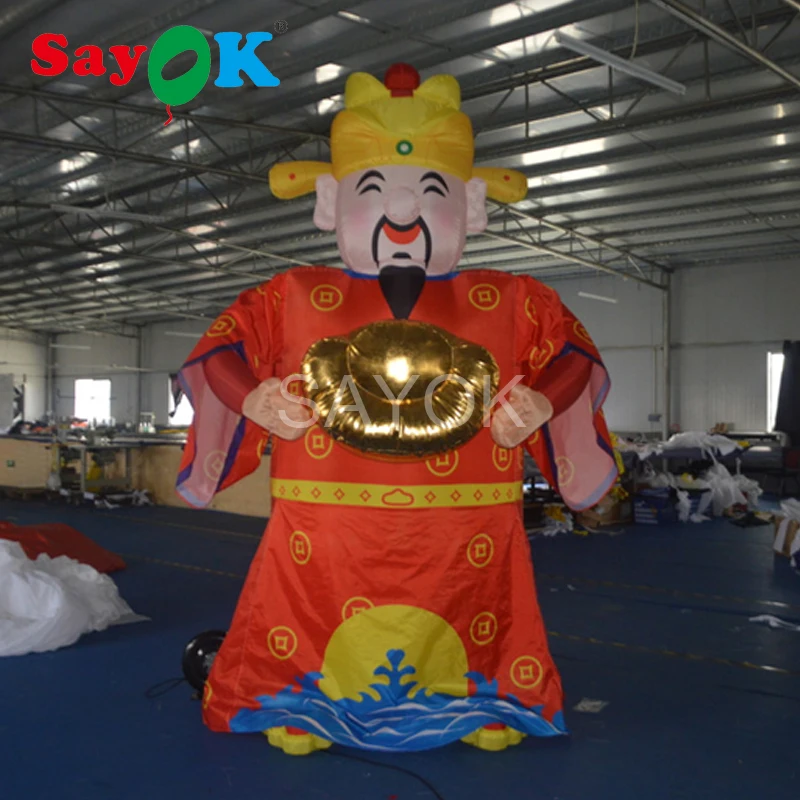 

10ft Chinese festival inflatable God of Wealth, Inflatable God of Fortune