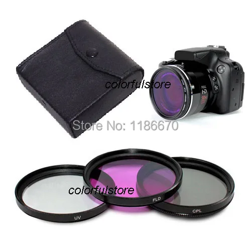 3 шт. фильтры 37 мм UV CPL FLD для объективов камер Canon Nikon Olympus Pentax 18 55 мм|fld filter|filter for canon37