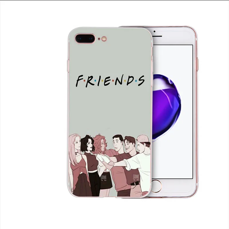 case 8 Мягкий чехол для телефона для iPhone 7 Plus, 8, X, 6, 6 S, Plus, 5, 5S SE XS MAX XR друзей ТВ шоу Забавный Центральная кофейня парк TPU Защитный чехол Coque Fundas - Цвет: case 8