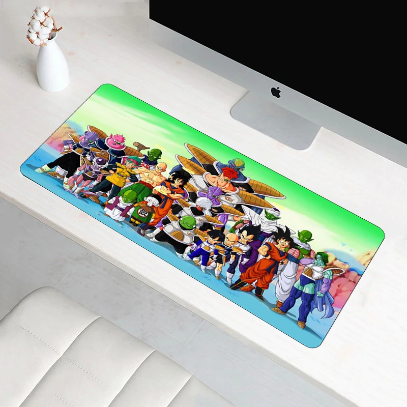 Большой 60x30 см супер Коврик для мыши Dragon Ball геймер XL Блокировка края аниме игровой