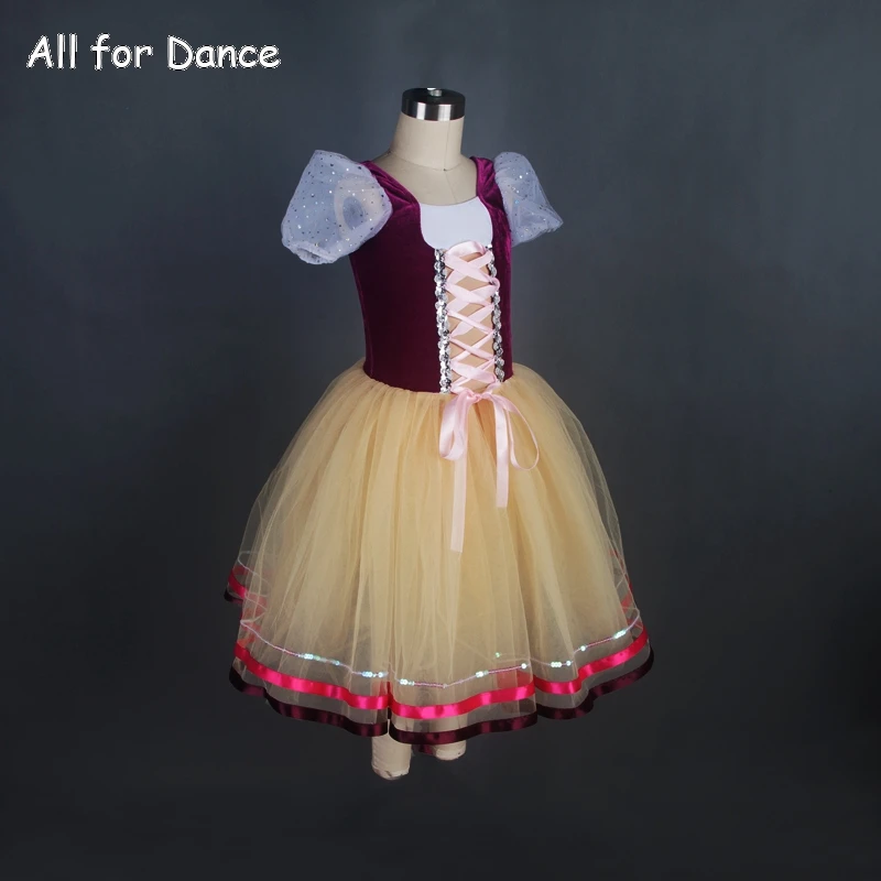 Romantic Ballet Dance Costume Long Dress Tutu For Girls/Adult Performance Stage Wear | Тематическая одежда и униформа