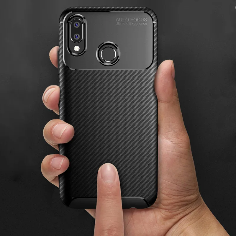 Роскошный чехол для телефона из углеродного волокна Huawei P10 P20 Lite Nova 3 3i Y5 Y6 2018 Mate 20