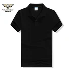 Мужские рубашки-поло, Новинка лета 2019, дизайнерская однотонная хлопковая рубашка-поло с коротким рукавом, одежда, трикотажные рубашки для гольфа, тенниса, размеры до 3XL