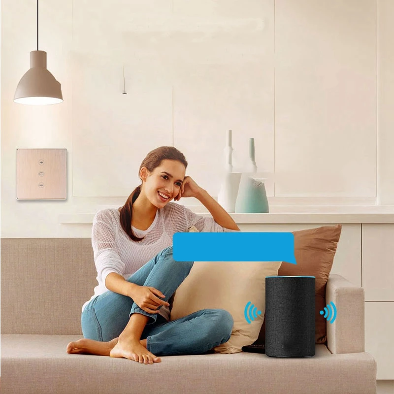 Smart Life шторка с WIFI переключатель для Электрический моторизованный занавес
