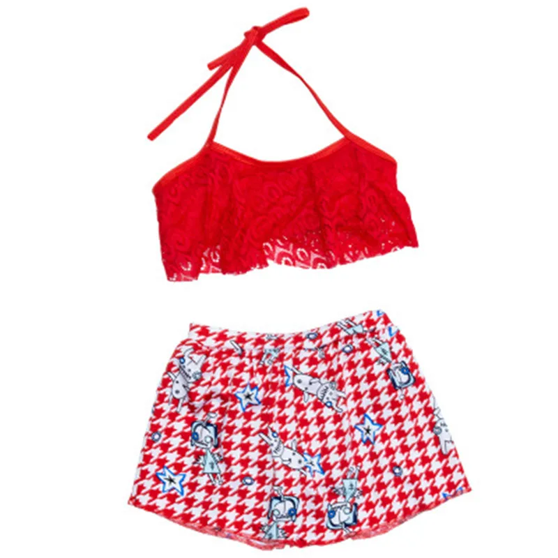 

Новинка 2018, бикини для девочек, детские купальники, купальные комплекты, детский купальный костюм, красный купальник для младенцев, Детские ...