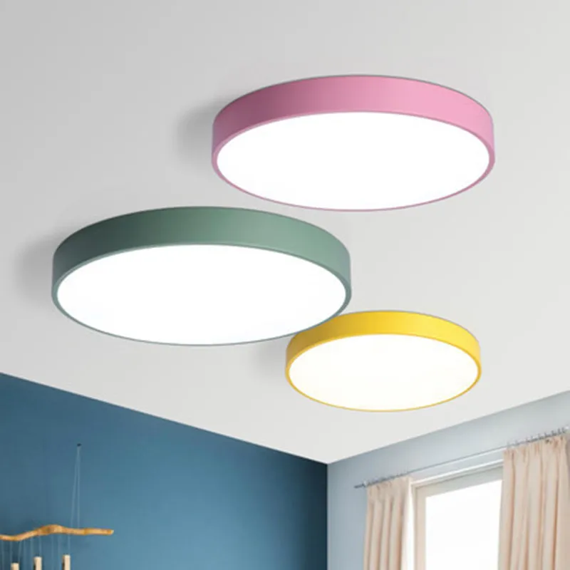 

LED Ceiling Light Modern Lamp Living Room Lighting Fixture Bedroom Kitchen Surface Mount Flush Panel