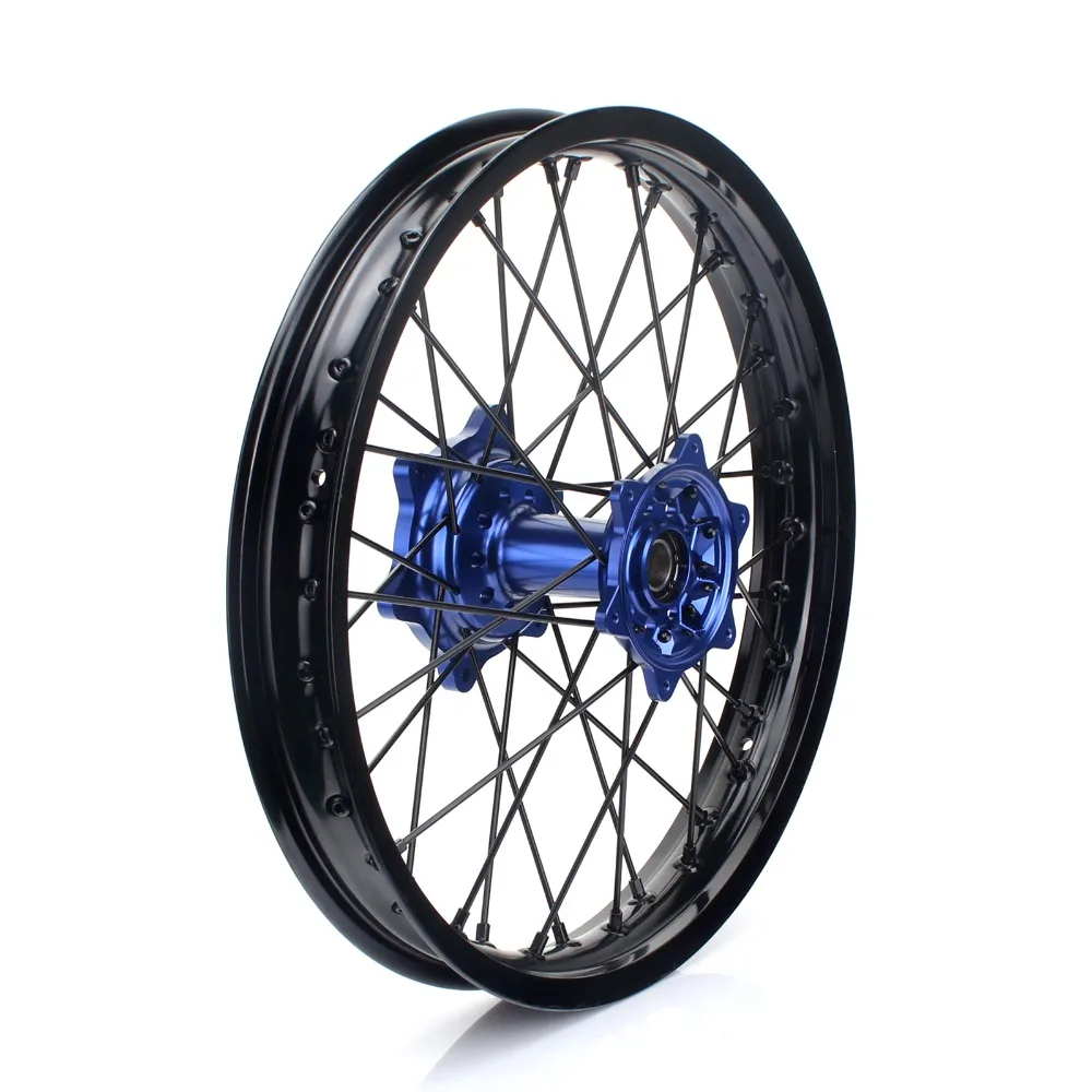 BIKINGBOY 21*1.6 19*2.15 MX Front Rear Wheel Rims Hubs 36 Spokes for Yamaha YZ450F 2009 2010-2013 YZ250F YZ 250 F 09 10 11 12-13 |