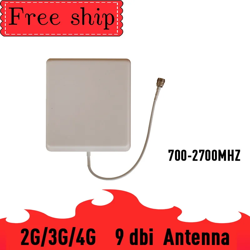 Наружный 9 дБи панельная антенна CDMA UMTS GSM 700 ~ 2700 МГц усиление 9dbi для усилителя
