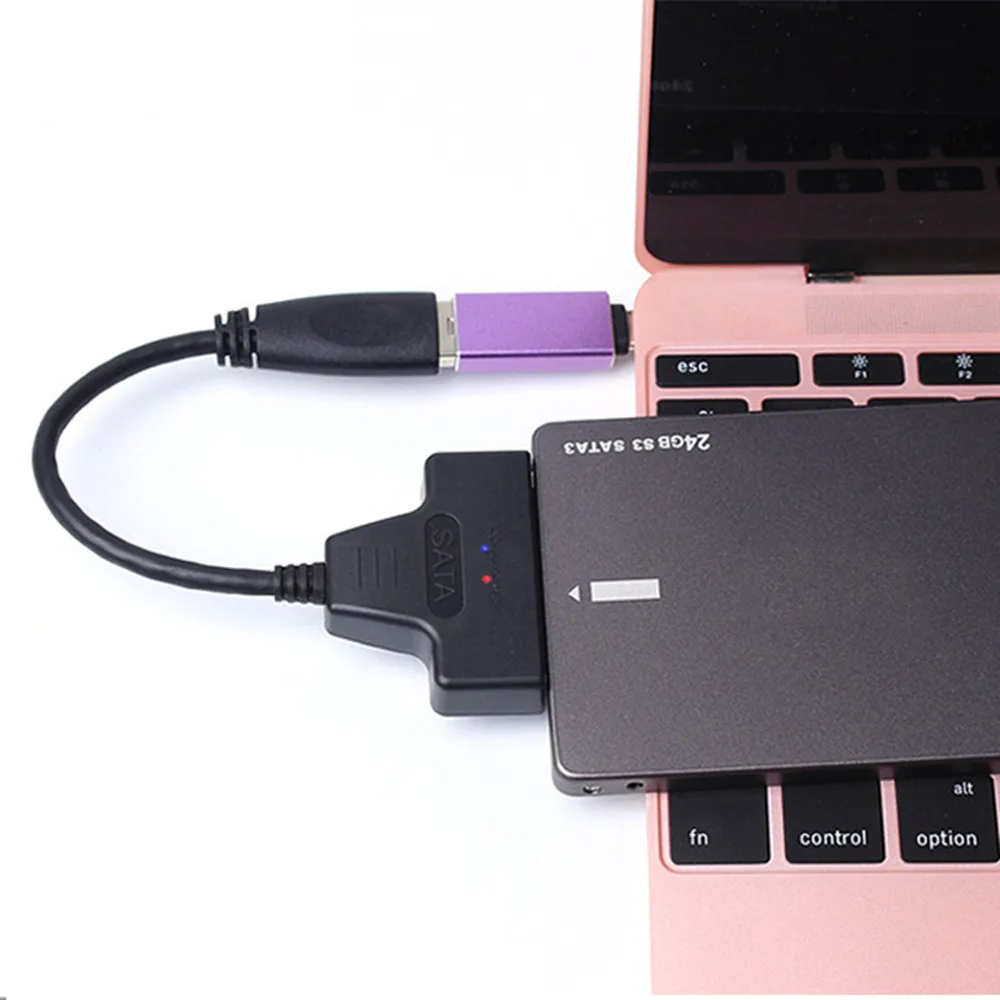 Переходник USB 3 0 на SATA кабель для жестких дисков адаптер передачи данных линия