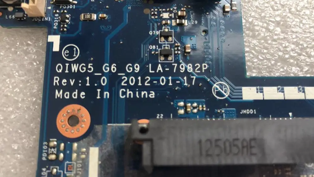 for lenovo g480 laptop mainboard qiwg5 g6 g9 la 7982p test gm motherboard free global shipping
