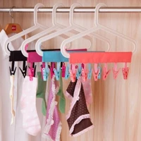 zw040 travel portable fabric hanger foldable business travel clothes clip 33 510cm free shipping