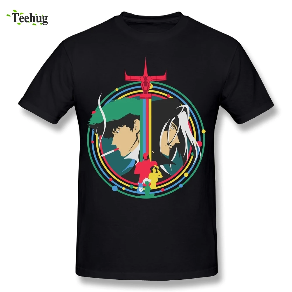 

Popular Male Cowboy Bebop T-shirt Custom Round Neck Comfortable T Shirts