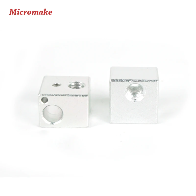 Micromake 3D-принтеры Запчасти 1 шт. алюминиевые нагревательные Блок 16*16*12 мм