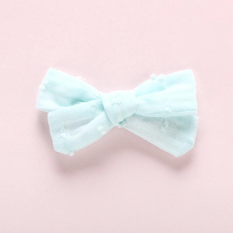 3 шт./лот детские заколки для волос с галстуком-бабочкой хлопковые милые