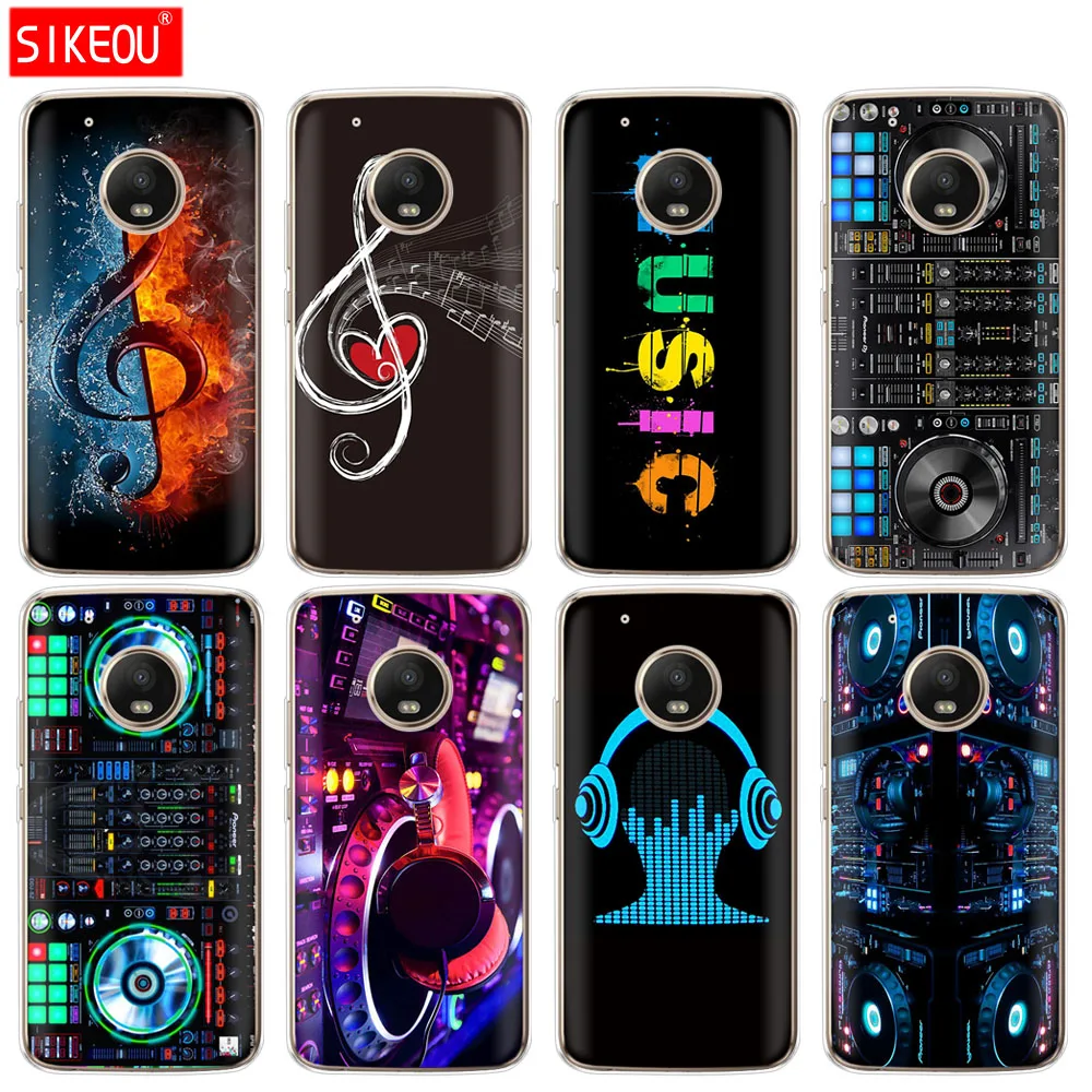 Силиконовый чехол для телефона Motorola Moto G6 G5 G5S Z2 Z3 PLAY PLUS X4 E4 E5 C ddj dj music|Бамперы| |