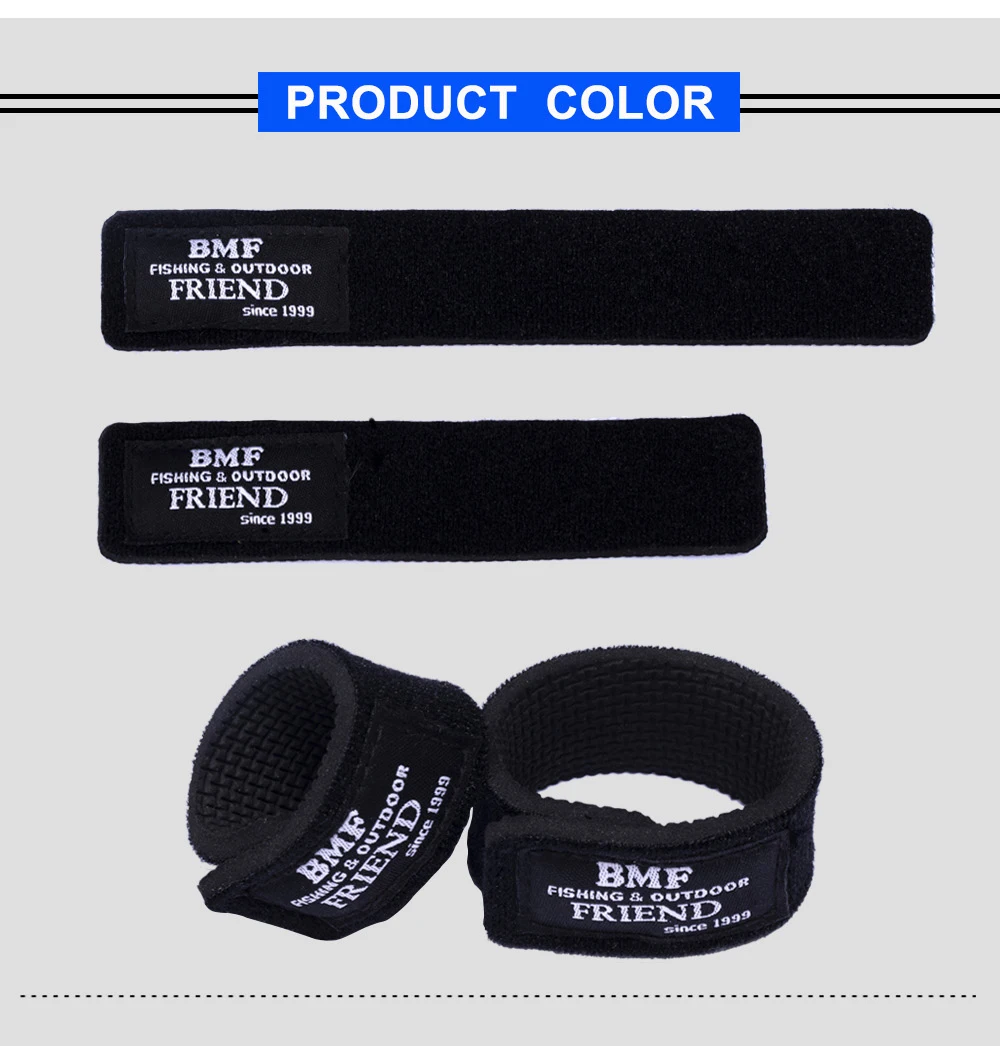 Hunthouse Fishing Rod belt 2Pcs/lot Reusable Suspender Tie Holder Strap Fastener Hook Loop Cable Cord Ties Belt Fishing Tackle