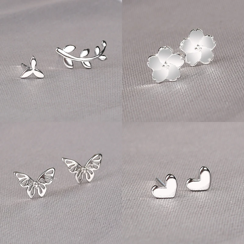 

Женские серьги-гвоздики из серебра 925 пробы