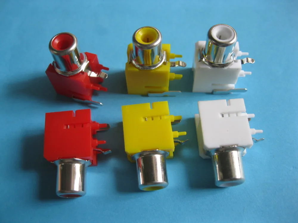 AV Pin Jack RCA Female 3 цвета аудио видео разъем 8.4 9 18 шт. в партии высокое качество Лидер