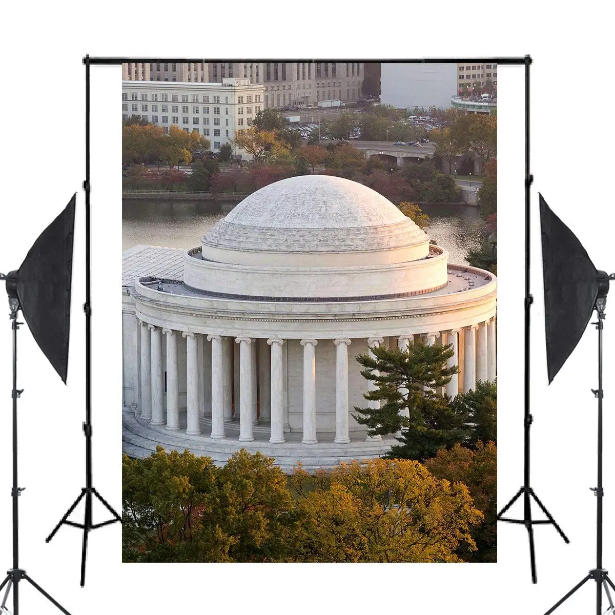 5x7ft греческая архитектура Jefferson Memorial Фотография реквизит для студии фон