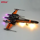 Светодиодный светильник YEABRICKS для истребителя X-Wing совместим с 7510275149 Poe